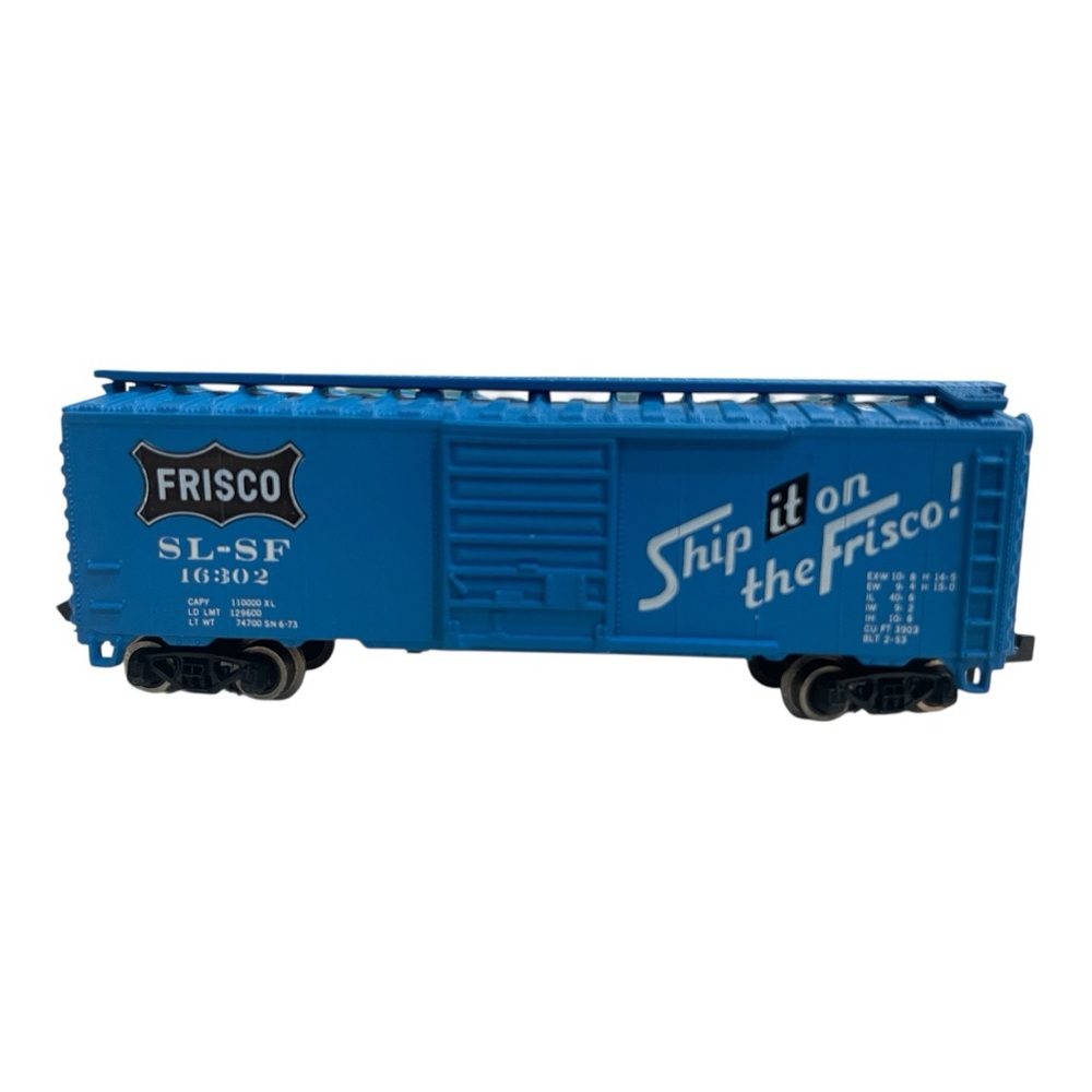 Atlas Frisco Blue Model Train Car